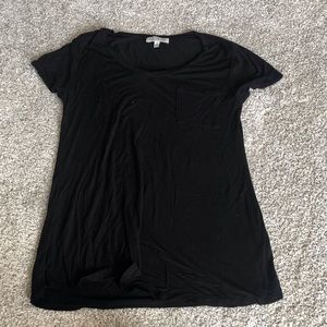 Black activewear T-shirt